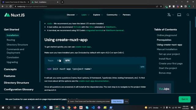 Getting Started | create nuxt app | Error смотреть онлайн