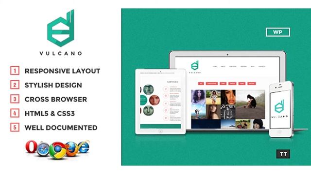 Vulcano - Creative WordPress Theme | Themeforest Website Templates and Themes смотреть онлайн