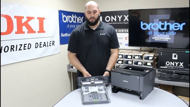 Brother HL L5100 | Onyx Imaging | OKC Printer Repair | Unboxing & Setup смотреть онлайн
