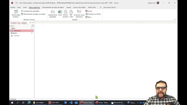 Agregar tabla a backend existente en ACCESS. Manualmente y a través de VBA смотреть онлайн