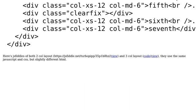 Code Review: Move all Bootstrap .clearfix according to prepended div and layout смотреть онлайн