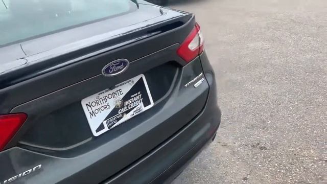 2016 Ford Fusion Titanium EcoBoost Walkaround and startup смотреть онлайн