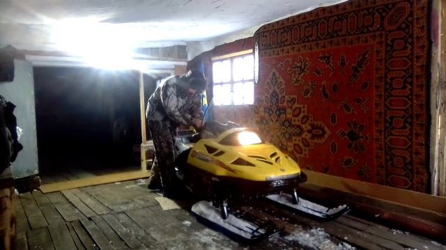 Снегоход Тайга в Мороз -40 смотреть онлайн