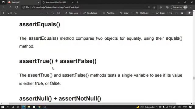 42.Different Assertion methods. смотреть онлайн