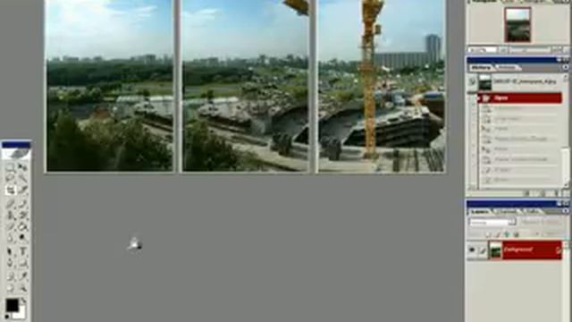 Уроки фотошопа - Как создать панораму смотреть онлайн