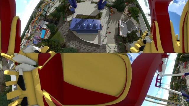 Giant Swing Ride (360° POV) Extreme VR Coaster Simulator 3D Video SBS смотреть онлайн