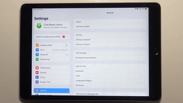 Как установить русский язык на iPad 10.2 (2021) / Поменять язык системы iPad 10.2 (2021) на русский смотреть онлайн
