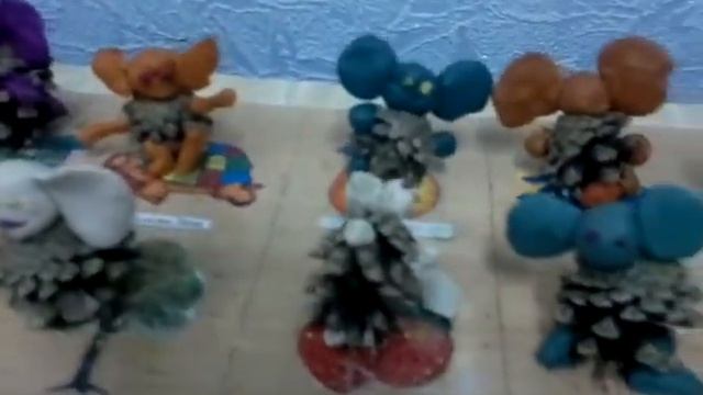 поделки в садике - Чебурашки.mp4 смотреть онлайн