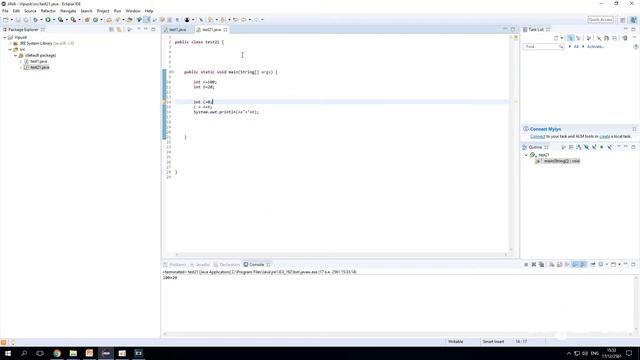 JAVA พื้นฐาน EP 2/6 Input Output Process และตัวแปร смотреть онлайн