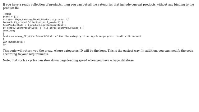 Magento: Get all Categories of Products in Category - PHP (2 Solutions!!) смотреть онлайн