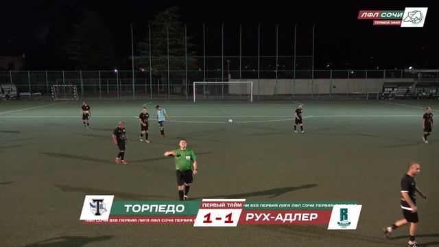 Торпедо - Рух-Адлер / ЛФЛ Сочи Первая лига 8х8 смотреть онлайн