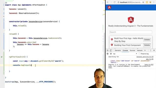 ? Angular Typeahead - Exercise - Improve a Search Service and Build a Typeahead with RxJs смотреть онлайн