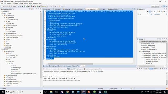 Page Object Model and Apache POI смотреть онлайн