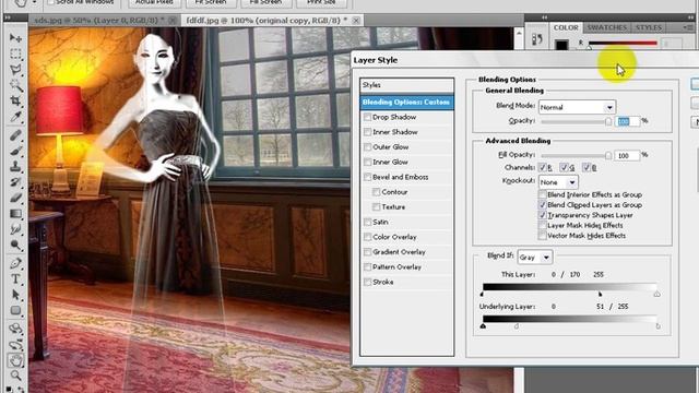 Как сделать призрака в фотошопе. Уроки от Art of Photoshop смотреть онлайн