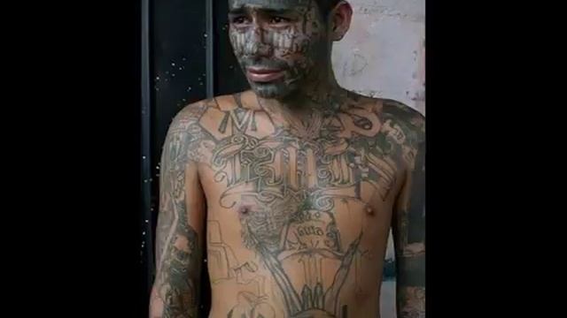 Татуировки банды MS-13 и банды 18-ой улицы