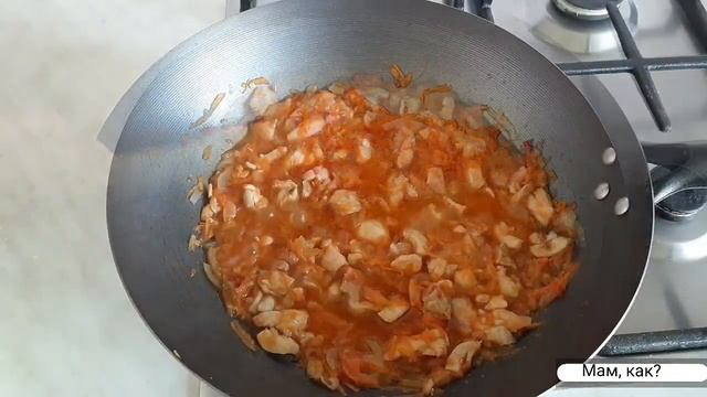 Тушёная капуста с курицей смотреть онлайн