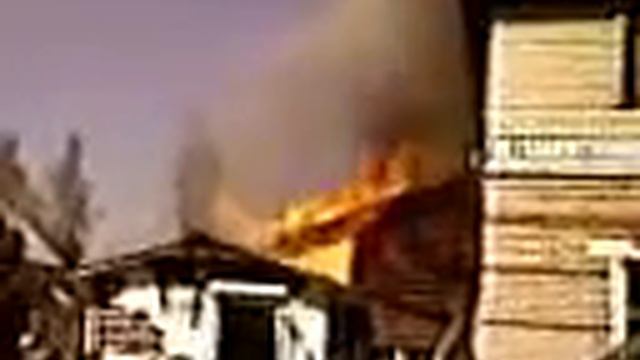 пожар в Кировском районе города Перми. смотреть онлайн