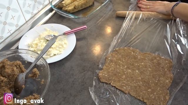 БАКЛАЖАНЫ С МЯСНЫМ ФАРШЕМ В ДУХОВКЕ простой рецепт от Inga Avak смотреть онлайн