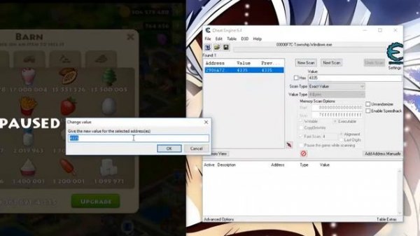 How to hack township with cheat engine