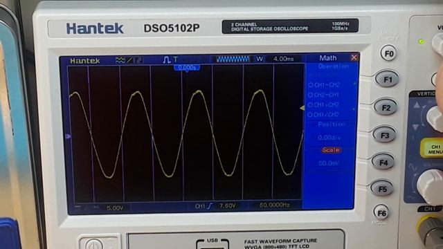 Cheap beginner's Oscilloscope Hantek DSO5102P смотреть онлайн