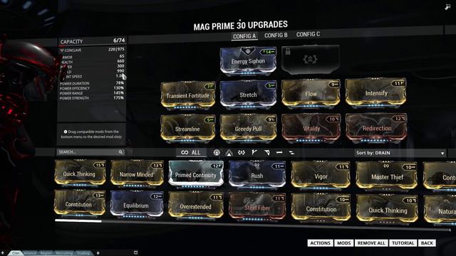 Warframe Builds - My Mag Prime Build (1 Forma) смотреть онлайн