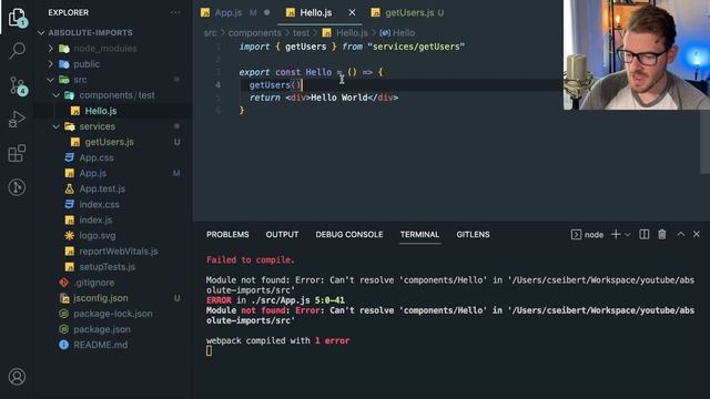 Why I like using absolute imports in my react applications смотреть онлайн