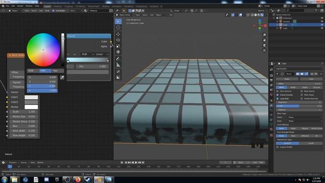 Procedural Nodes (part 7) - Procedural tile texture in Blender смотреть онлайн