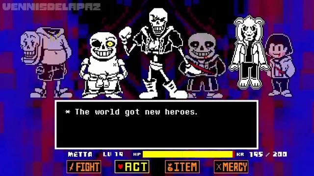 Undertale: Disbelief Trio | Phase 3 Full Animation смотреть онлайн