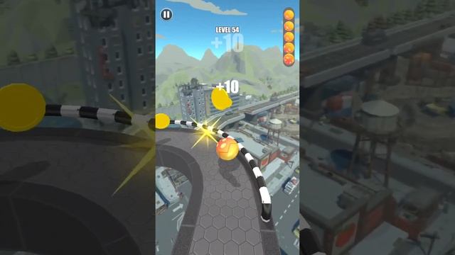 Rolling ball sky escape - playing with egg ball - gameplay levels 53 to 55 - new games 2023 смотреть онлайн