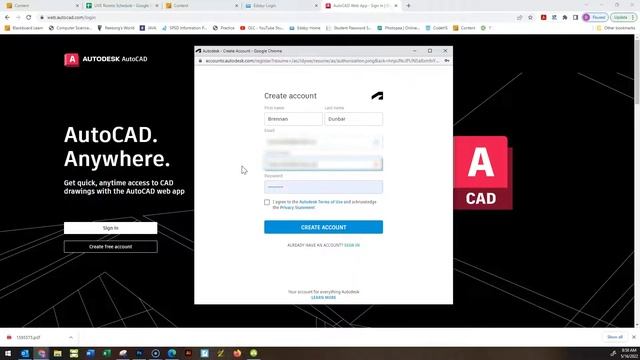 DFT10 :: Setting Up Your AutoCAD (web version) Account смотреть онлайн