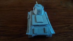 Т-34 из картона