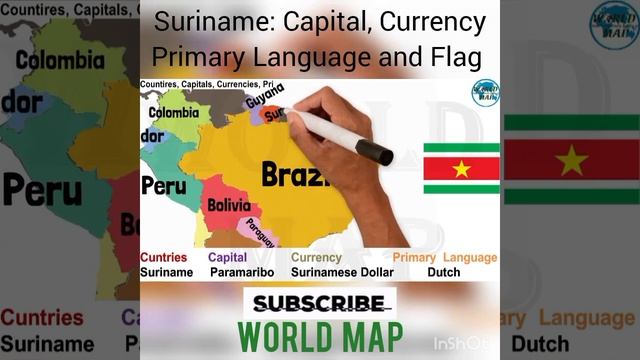 Suriname: Capital, Currency, Primary Language and Flag смотреть онлайн
