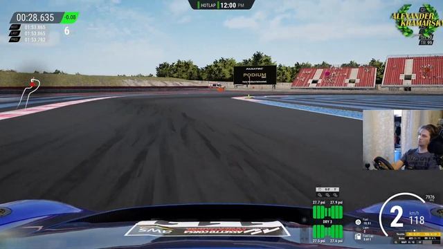 Assetto Corsa Competizione. ПОРШ ИМБА НА ПОЛЬ РИКАРЕ? (14.08.2021) смотреть онлайн