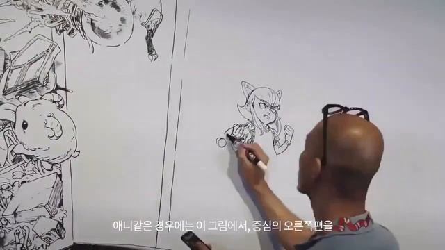 Знаменитый художник Ким Джун Ги рисует картину в LoL Park. смотреть онлайн