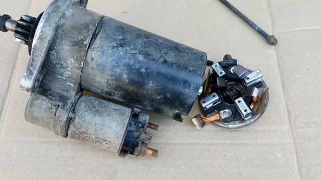 После удара СТАРТЕР начинает Работать. Плохо включается Стартер. смотреть онлайн