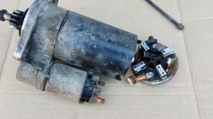 После удара СТАРТЕР начинает Работать. Плохо включается Стартер.