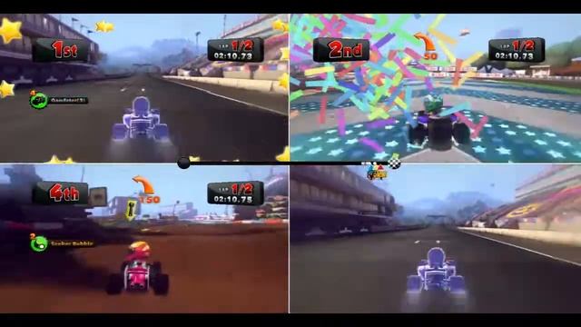 F1 Race Stars: Split-Screen Multiplayer Gameplay - USA (14) смотреть онлайн