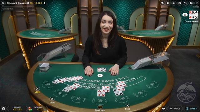 Unintentional ASMR Casino   Very Sweet Blackjack Dealer (Soft Spoken)