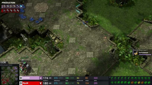 Two Reaper RUSH Accidentally GOOD? | ByuN (T) vs herO (P) смотреть онлайн