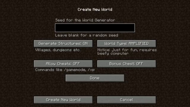 Tip: Generate Amplified Worlds in Minecraft смотреть онлайн