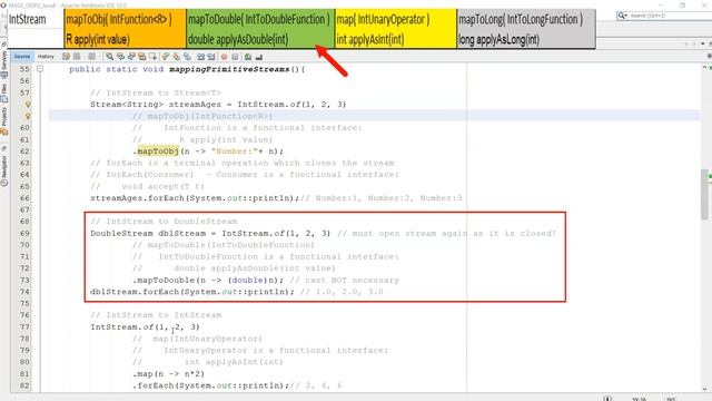 Java Streams Tutorials - Part 17 - Mapping Streams of primitives in code смотреть онлайн
