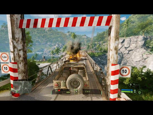 Crysis Remastered [RUS, без комментариев]. Часть 4: Фейерверк на воде.