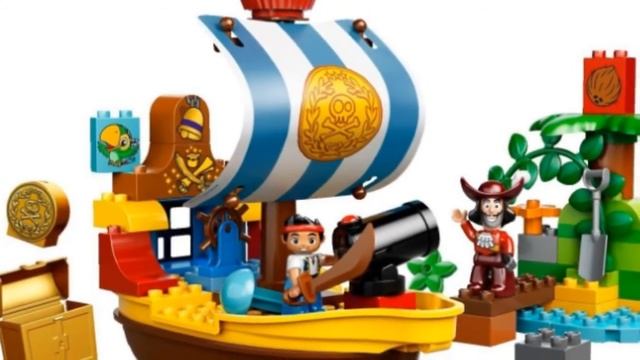 LEGO Duplo 10514 Пиратский корабль Джейка смотреть онлайн