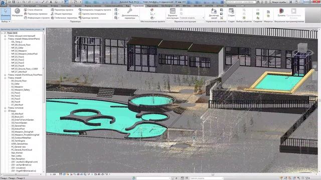 LAS+Revit: Модель по облаку точек смотреть онлайн