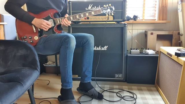 [Marshall] Gibson SG Standard - Brandonwound T-top pickups, Celestion Vintage 30 + Classic Lead 80 смотреть онлайн