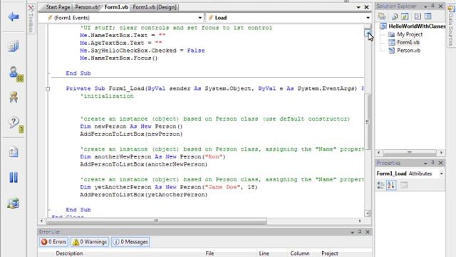 Visual Basic .NET Soup to Nuts Classes and Objects (Level 200) смотреть онлайн
