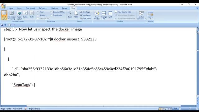 Docker Swarm with PythonApp смотреть онлайн