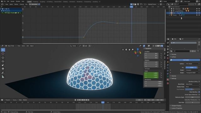 FORCE FIELD Animation in Blender 2.8 EEVEE смотреть онлайн