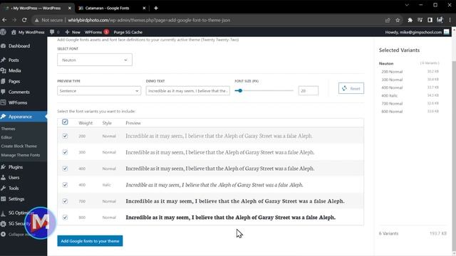 Add Custom Fonts to WordPress | Google Fonts for Block Themes смотреть онлайн