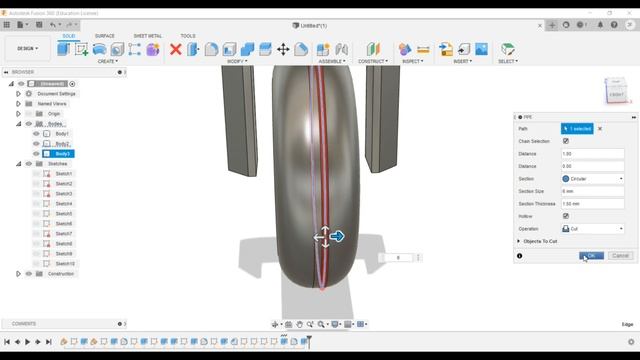 Fusion 360 electric scooter modelling смотреть онлайн